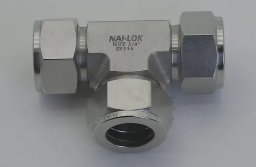 Double Ferrule Compression Tube Fittings Stainless Steel 316 Reducing Union 1 1/2 in. X 1 in. Tube OD 