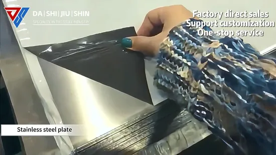 High Quality ASTM A240 AISI 201 304 316 321 316L 310S 439 904L Stainless Steel Sheet Plate 